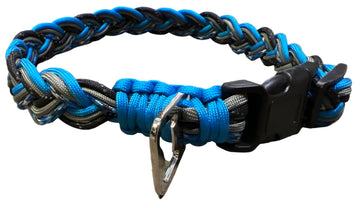 Dog Dog Cat Paracord Dog Collar-Blue Combo - Dog.Dog.Cat.