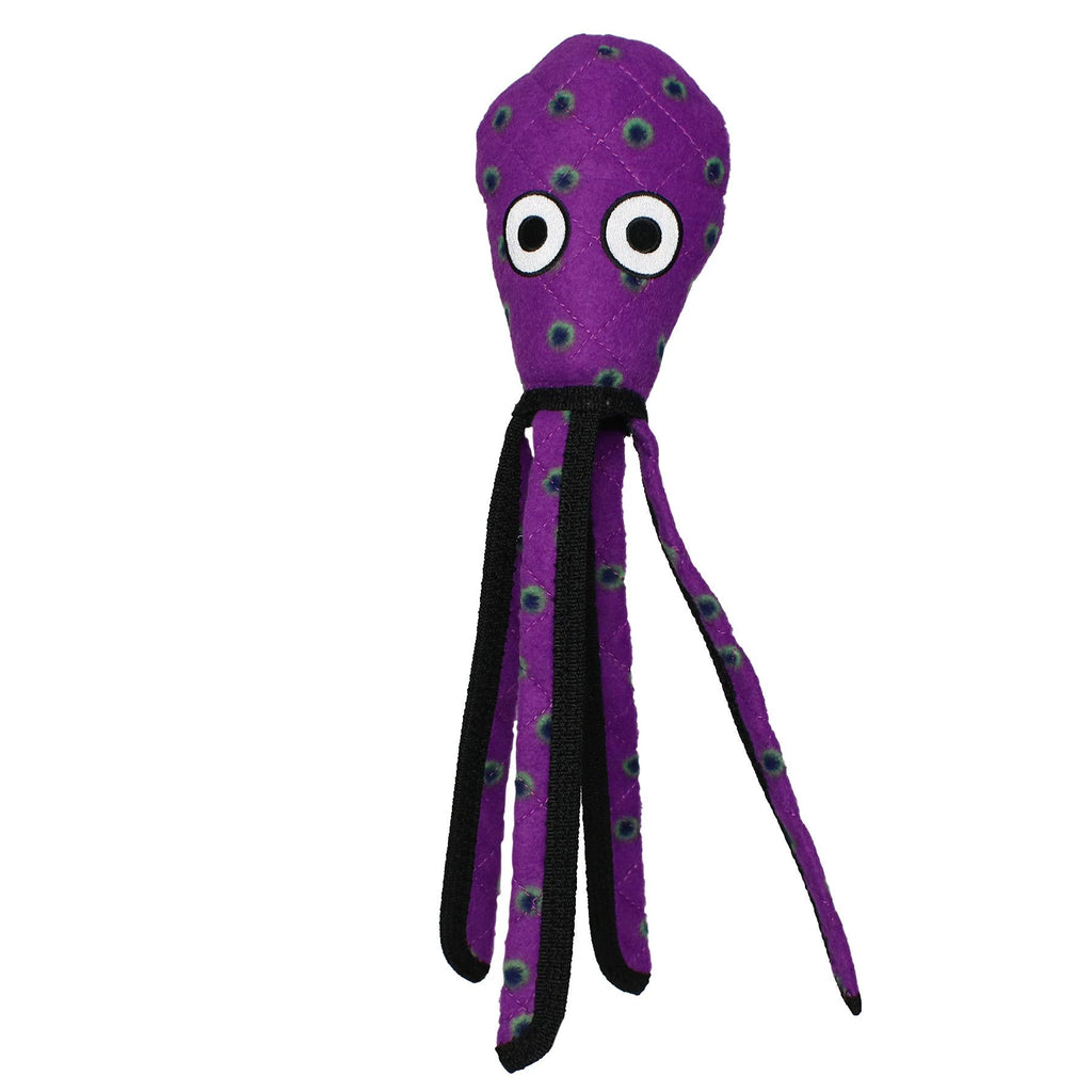 Tuffy Dog Toys - VIP Products - Tuffy Ocean Squid - Purple, Durable, Tough, Squeaky Dog Toy - Dog.Dog.Cat.