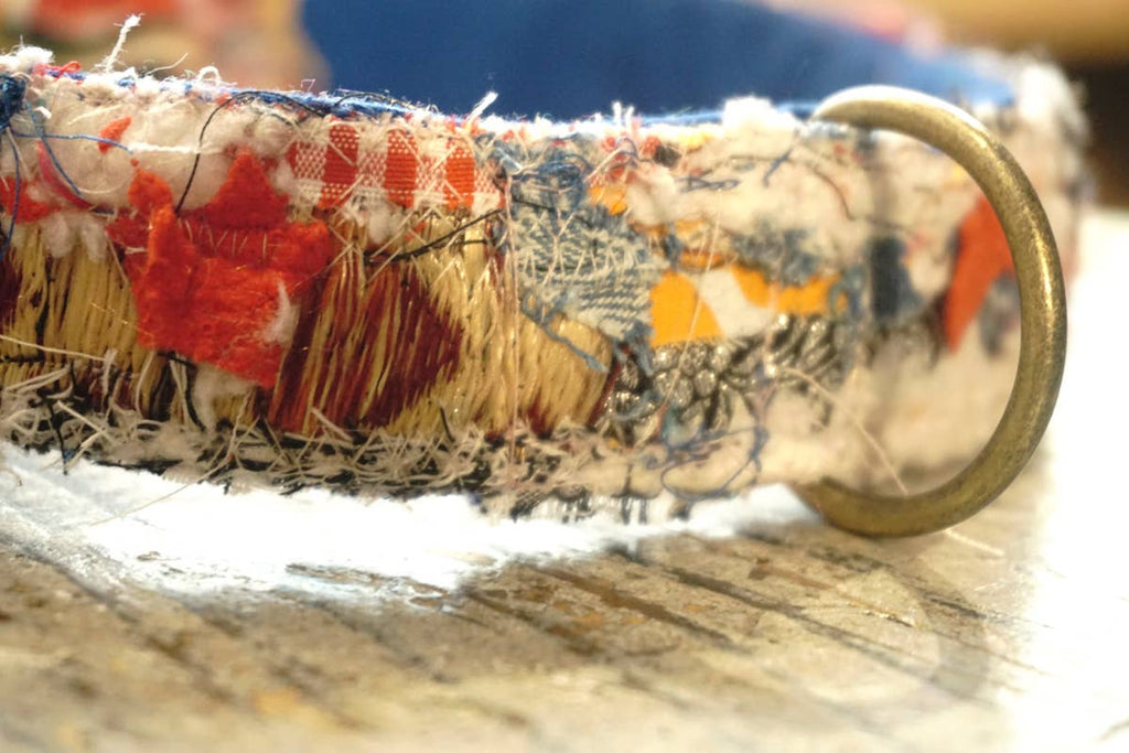 hundsfutter - Unique "patchwork1" dog collars - box with 4 sizes - Dog.Dog.Cat.