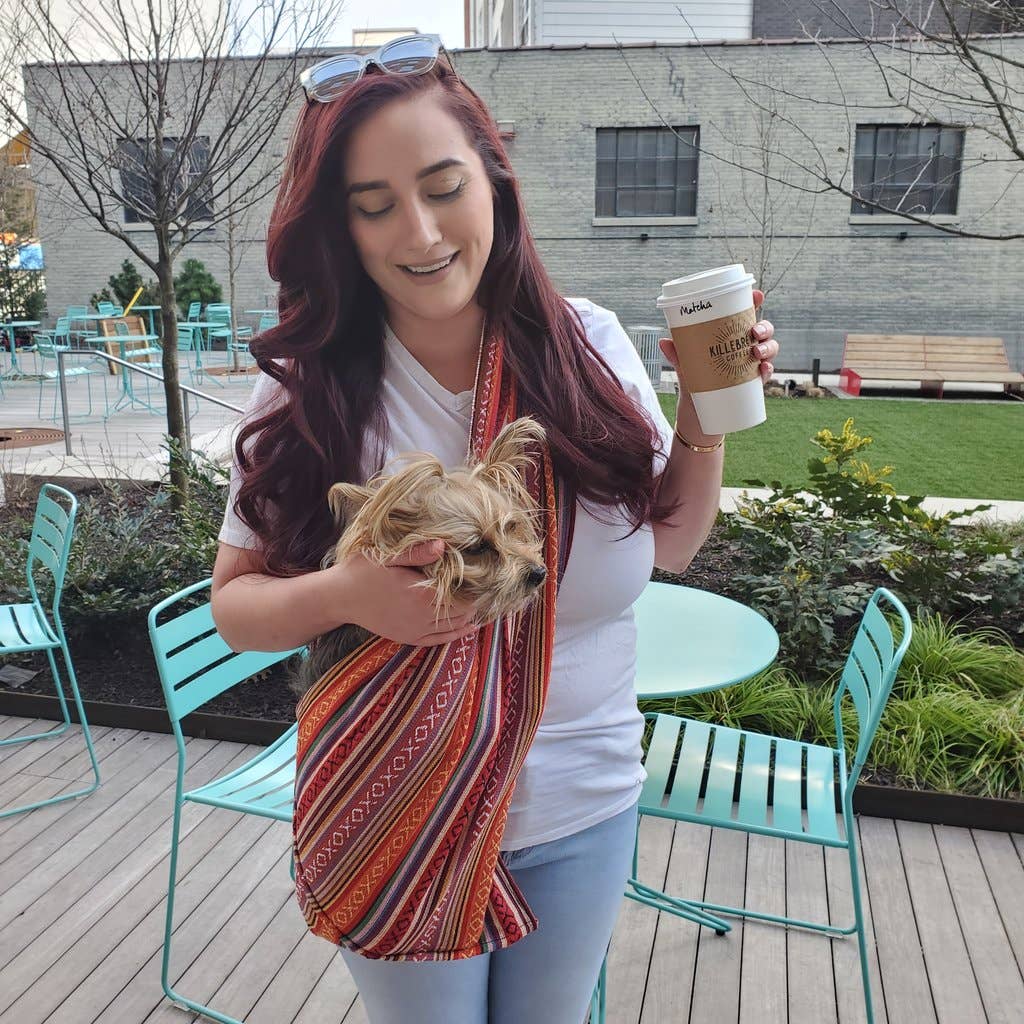 Walking Palm - Dog Sling - Salsa Woven - Dog.Dog.Cat.