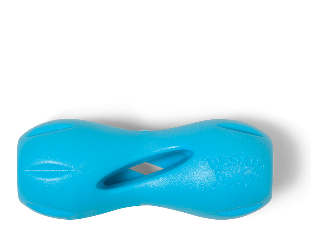 West Paw - Qwizl® Dog Puzzle Treat-Dispensing Enrichment Toy - Dog.Dog.Cat.