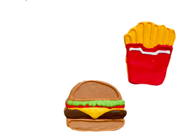 Lunch Menu - Hamburger and/or Fries - Dog.Dog.Cat.