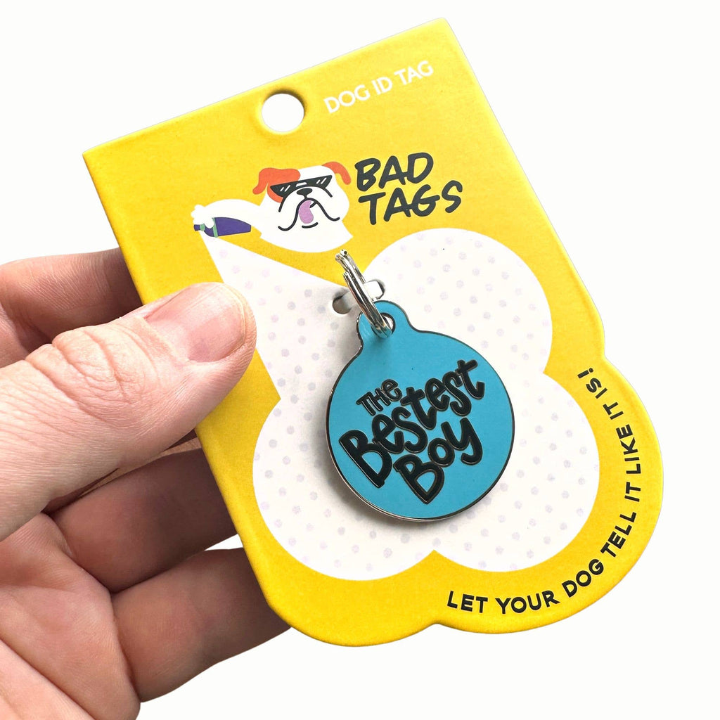 The Bestest Boy - Personalized Dog ID Tag - Dog.Dog.Cat.
