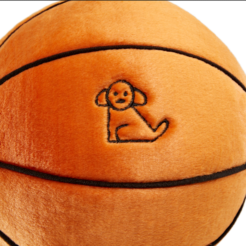 Fluff and Tuff Dog Toy- Basketball - Dog.Dog.Cat.