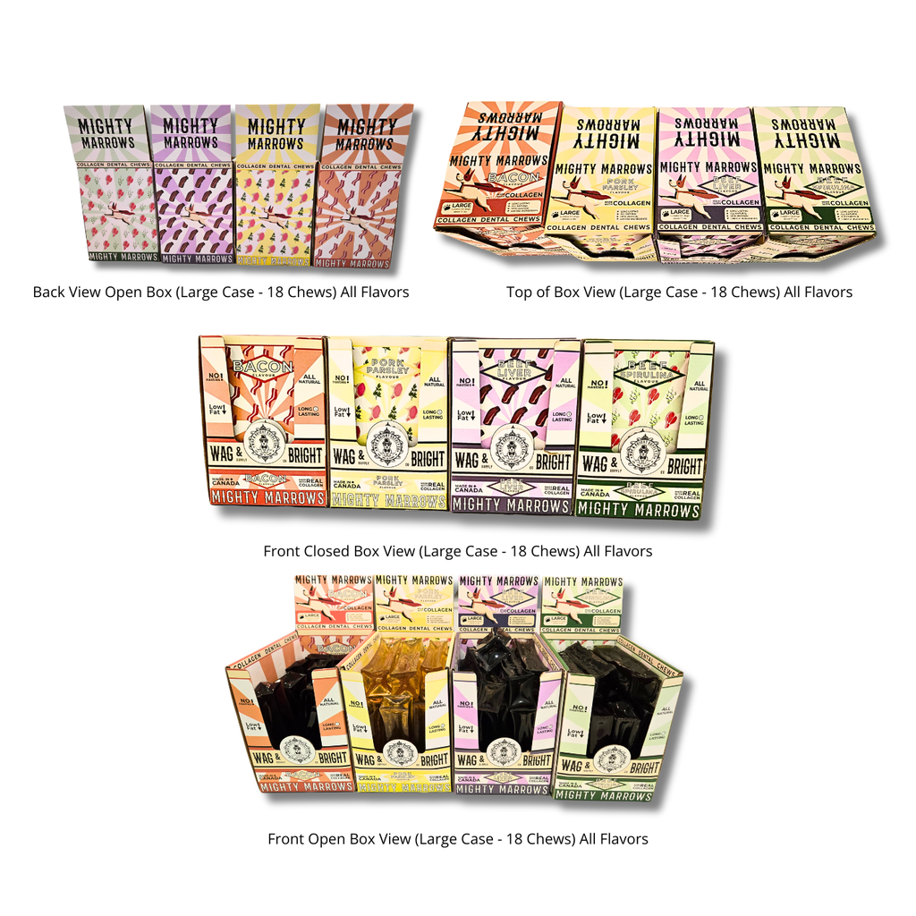 Mighty Marrows Collagen Dental Chew - Beef Liver - SM/LG - Dog.Dog.Cat.