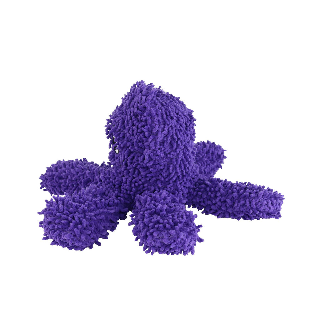 Tuffy Dog Toys - VIP Products - Mighty Microfiber Ball Med Octopus Purple, Squeaky Dog Toy - Dog.Dog.Cat.
