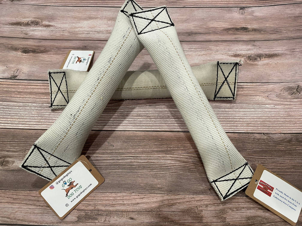 Go Go Dog Toys - Recycled Fire Hose - Rubber Lined Throw Dog Toy - Large - Dog.Dog.Cat.