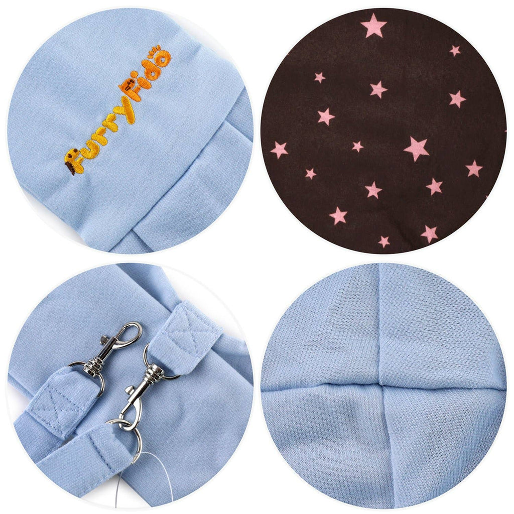 Furry Fido Pet Supplies - Furry Fido Classic Pet Sling - Blue - Dog.Dog.Cat.