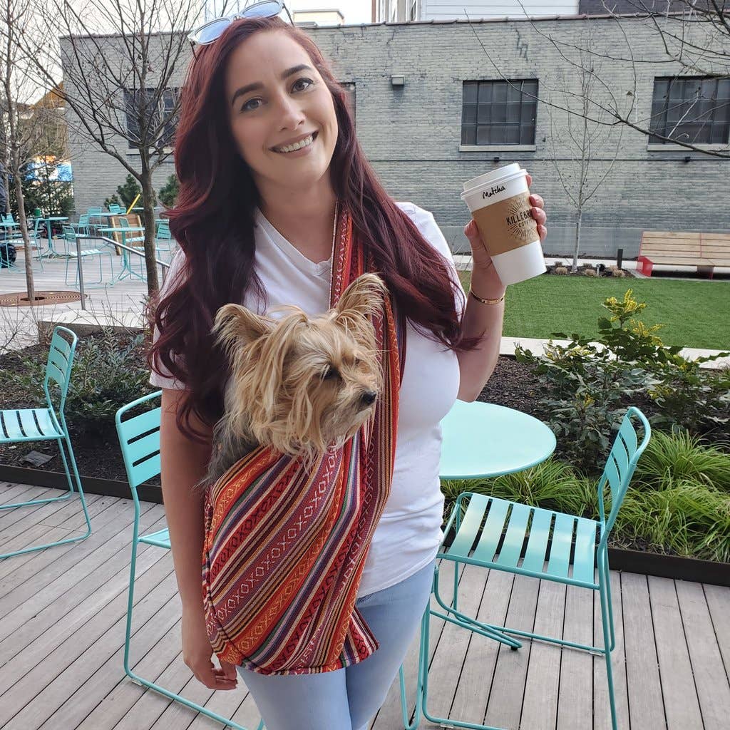 Walking Palm - Dog Sling - Salsa Woven - Dog.Dog.Cat.