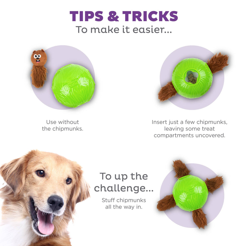 Nina Ottosson Snuffle N' Treat Ball TNT Dog Puzzle Toy Green - Dog.Dog.Cat.