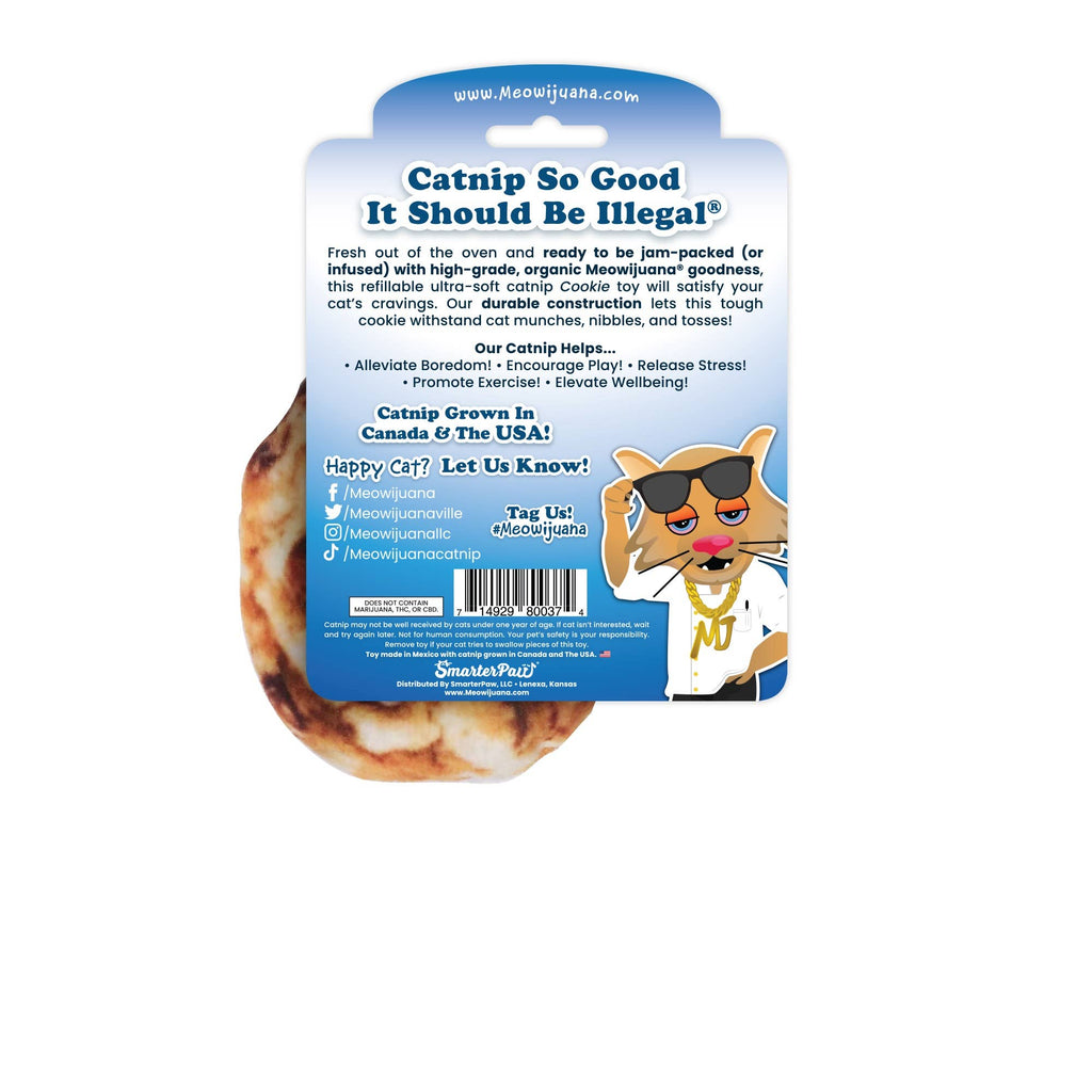 Meowijuana Get Baked Cookie Cat Toy - Dog.Dog.Cat.