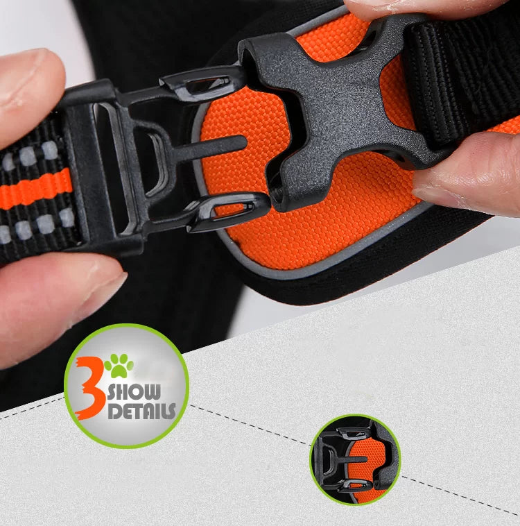 True Love Adjustable Harness TLH5651 Orange - Dog.Dog.Cat.