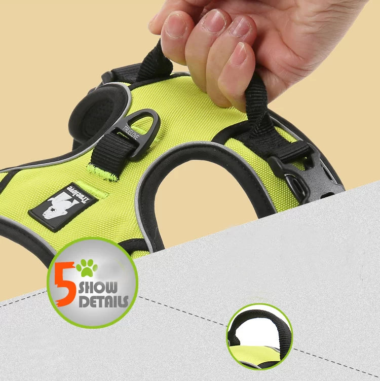 True Love Adjustable Dog Harness TLH5651 - Grass Green - Dog.Dog.Cat.
