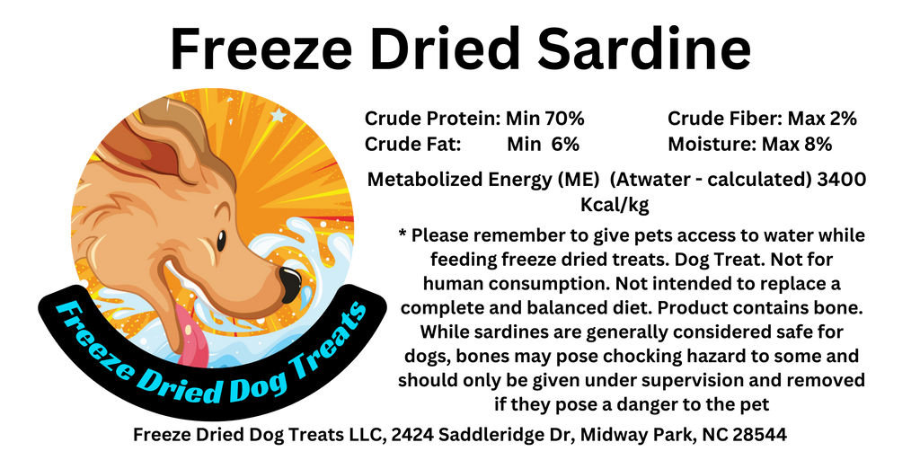 Freeze Dried Dog Treats - Freeze Dried Sardine - Dog.Dog.Cat.
