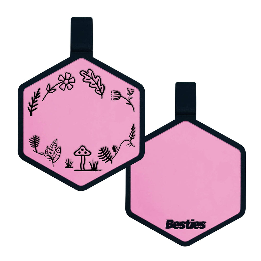 Besties Pets - Woodland Silicone Dog ID Tag - Dog.Dog.Cat.