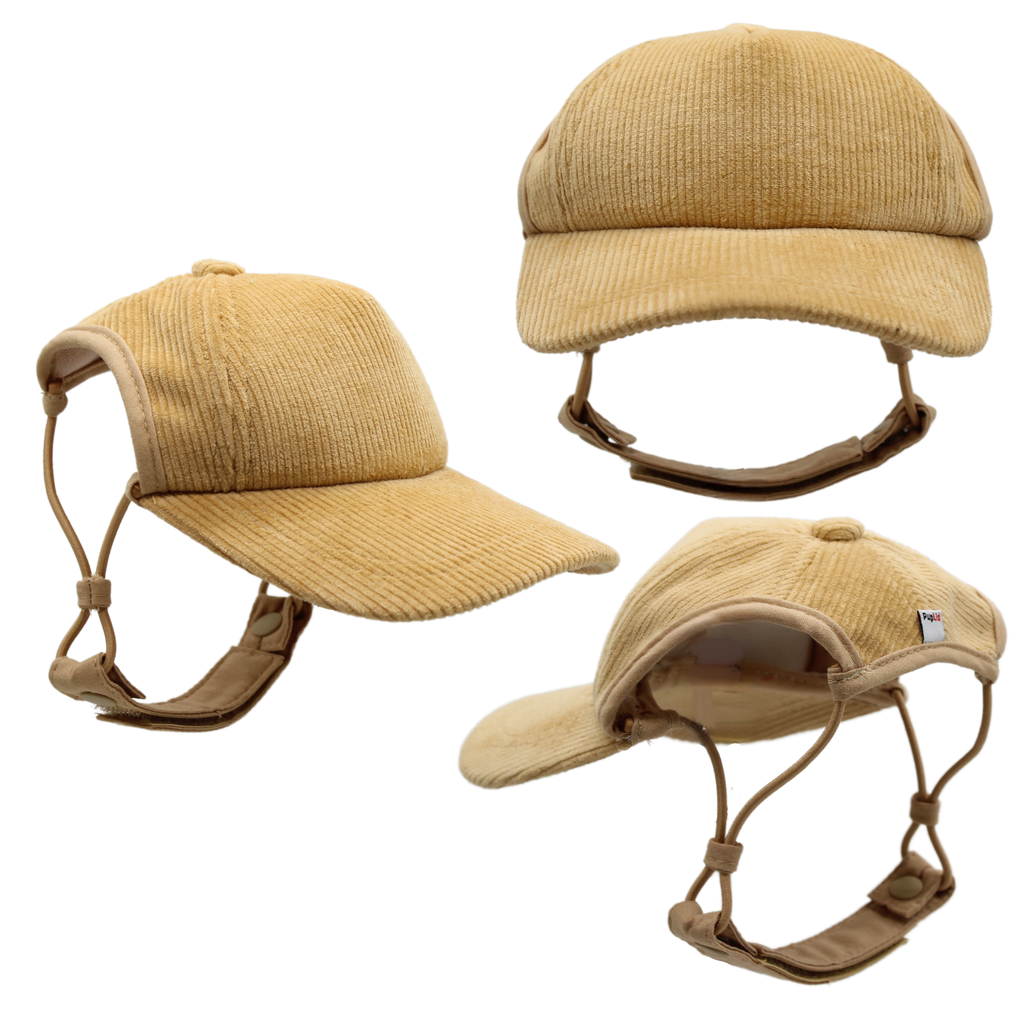 Blank Corduroy Hats l Corduroy Cap for Dogs - Dog.Dog.Cat.
