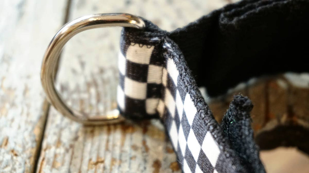 hundsfutter - “Como Vans” 4 cm necklace black and white - Dog.Dog.Cat.