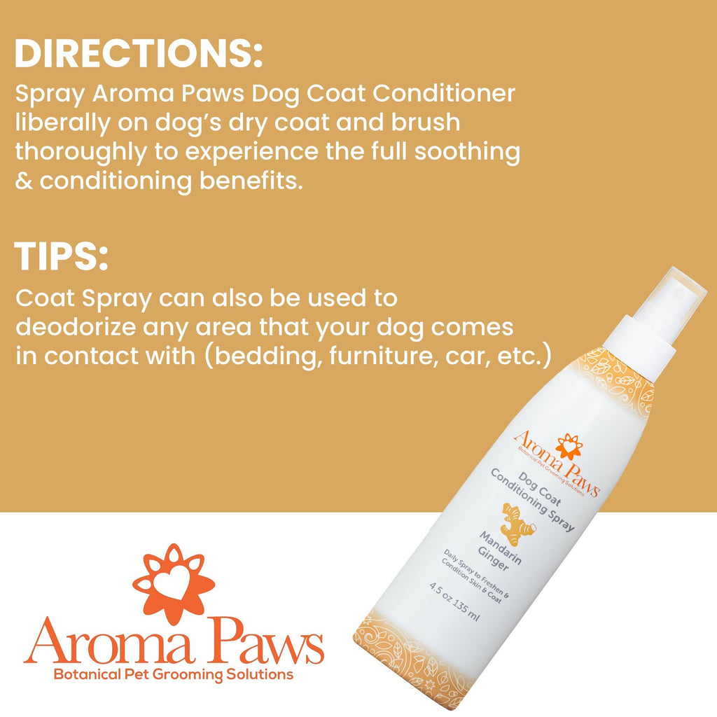 Aroma Paws - 4.5 Oz Repellent and Dog Coat Spray Collection - Dog.Dog.Cat.