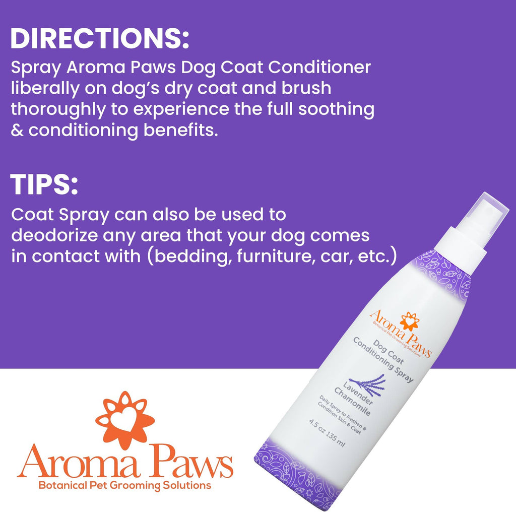 Aroma Paws - 4.5 Oz Repellent and Dog Coat Spray Collection - Dog.Dog.Cat.