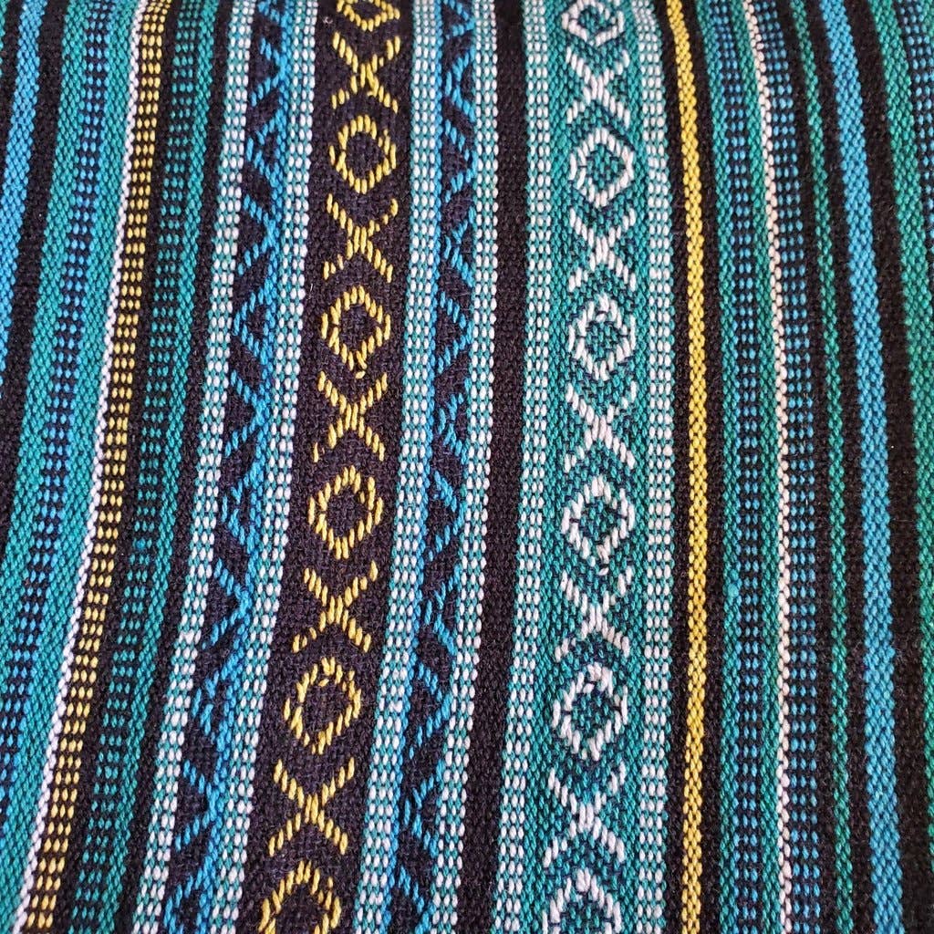 Walking Palm - Dog Sling - Peacock Blue Woven - Dog.Dog.Cat.