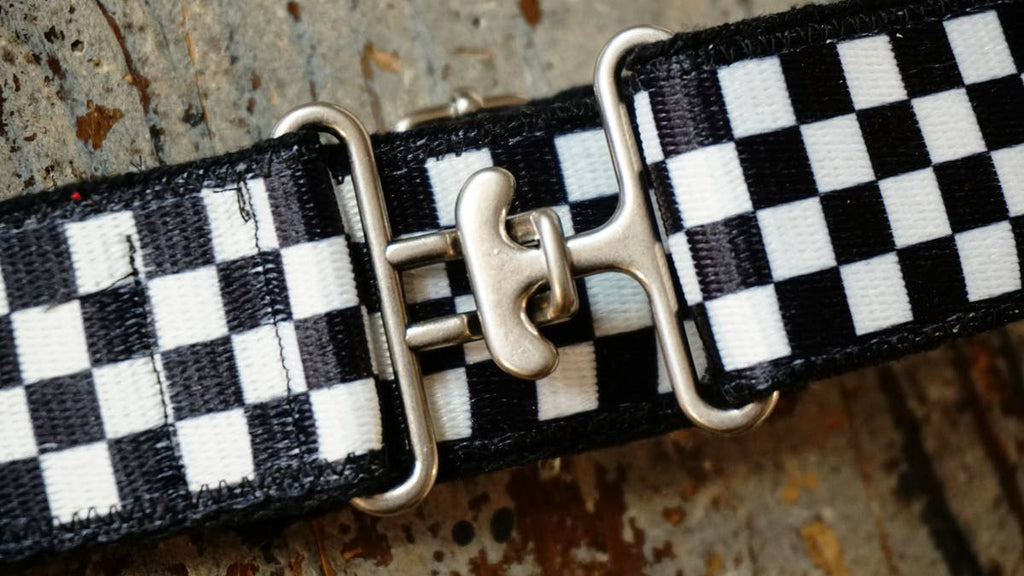 hundsfutter - “Como Vans” 4 cm necklace black and white - Dog.Dog.Cat.