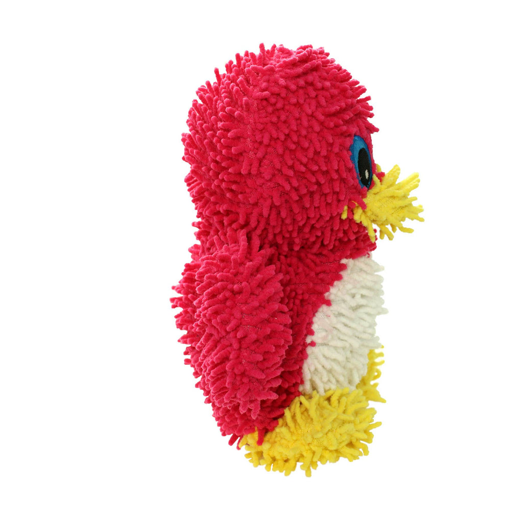 Tuffy Dog Toys - VIP Products - Mighty Microfiber Ball Med Penguin, Durable, Squeaky Dog Toy - Dog.Dog.Cat.
