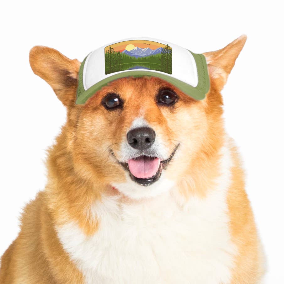 Mountain Lake Standard Lake Tahoe | Trucker Hat for Dogs - Dog.Dog.Cat.