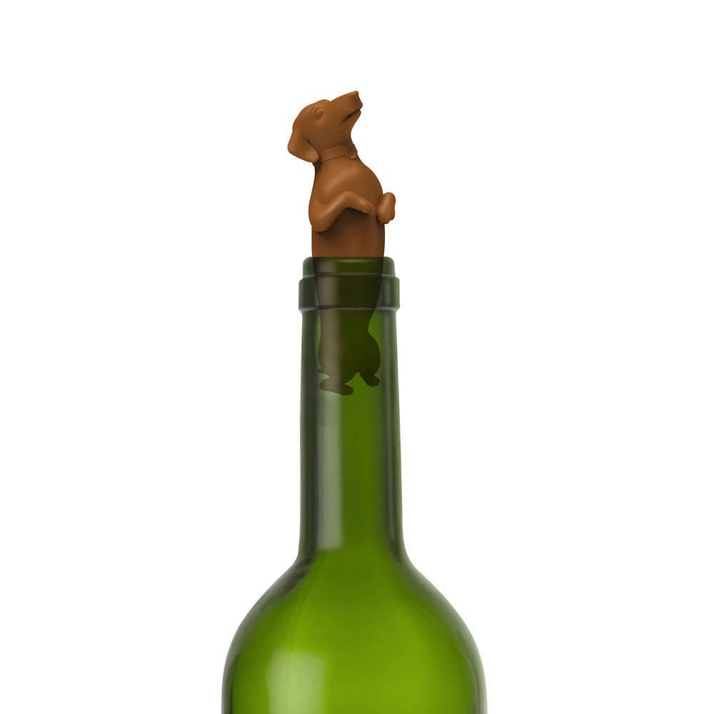 Fred & Friends - Winer Dog - Dachshund Bottle Stopper - Dog.Dog.Cat.