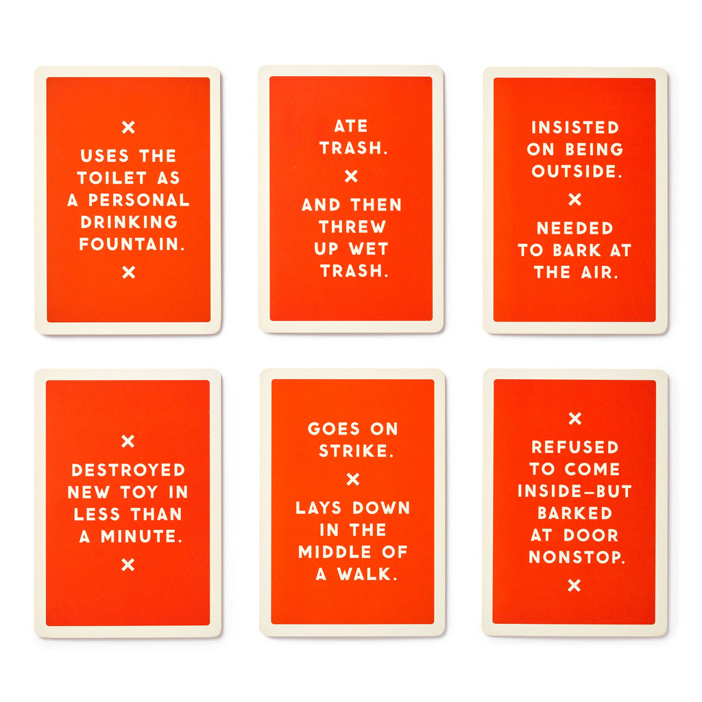 Brass Monkey - Because This Dog Is Embarrassing - Pet Shame/Praise Deck - Dog.Dog.Cat.