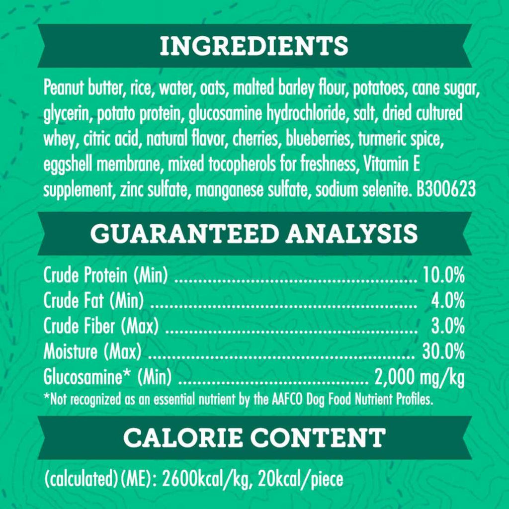 Zuke’s Hip And Joint Dog Treats, Soft And Chewy Natural Bag Of Treats Bites, Peanut Butter And Oats Recipe 1lb - Dog.Dog.Cat.