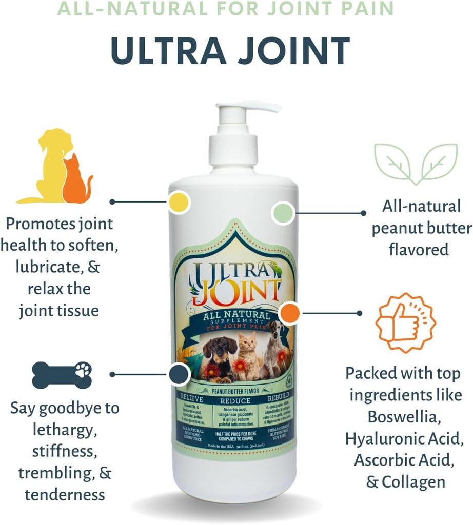 Ultra Oil Skin  Coat Supplement - Joint : 16 oz - Dog.Dog.Cat.