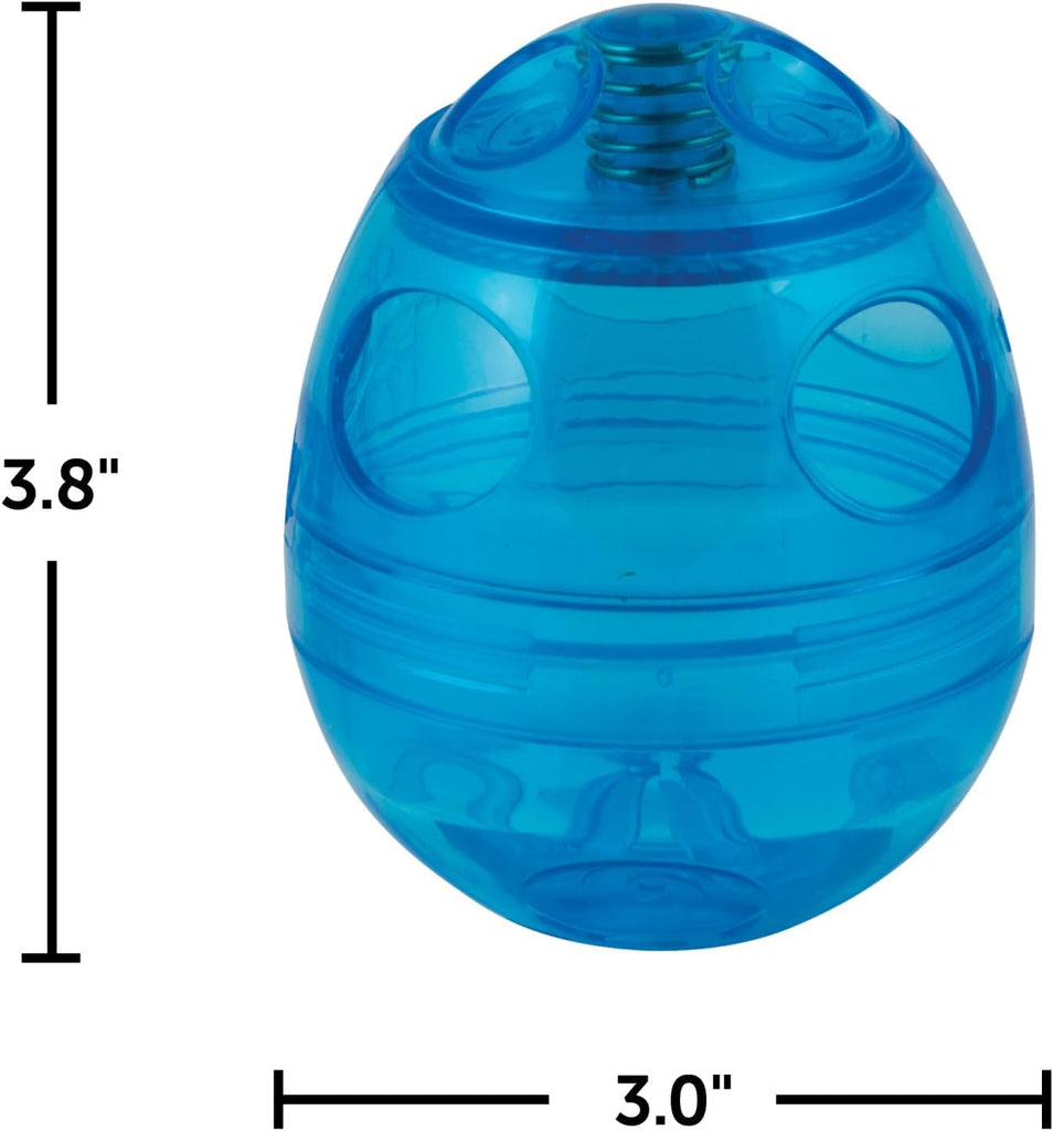 PetSafe FUNKitty Egg Cersizer - Cat Slow Feeder - Interactive Cat Meal Dispensing Toy - Great for Portion Control and Fast Eaters - Improve Digestion - Cat Enrichment and Exercise Toy - Dog.Dog.Cat.