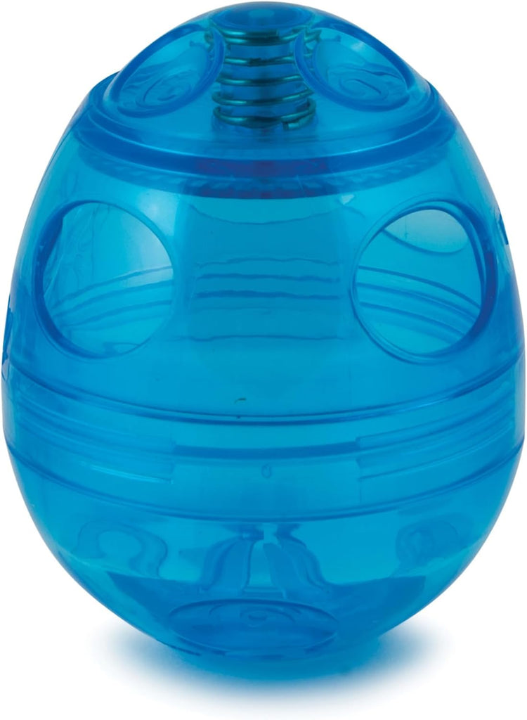 PetSafe FUNKitty Egg Cersizer - Cat Slow Feeder - Interactive Cat Meal Dispensing Toy - Great for Portion Control and Fast Eaters - Improve Digestion - Cat Enrichment and Exercise Toy - Dog.Dog.Cat.