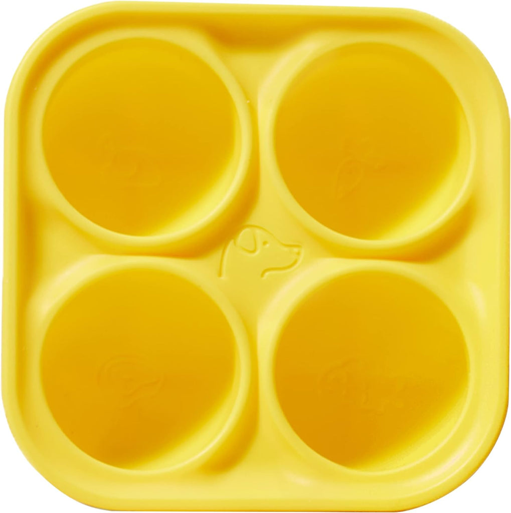 WOOF Pupsicle Treat Tray Mold Silicone Molds for Dog Treats, Dishwasher Safe, Reusable Treat Tray, Freeze Refill Treats For The Pupsicle Toy - Dog.Dog.Cat.