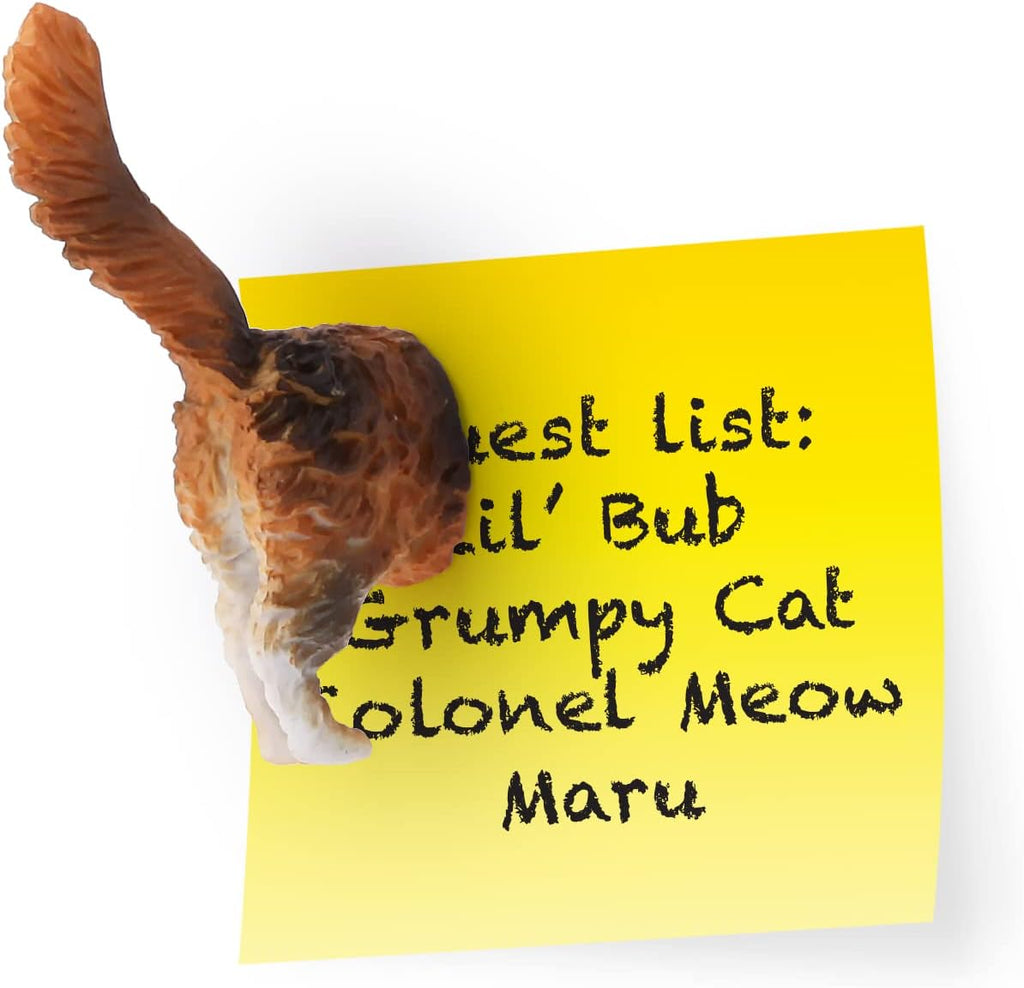 Kikkerland Design Inc Butt Magnets Cat 5/6 - Dog.Dog.Cat.