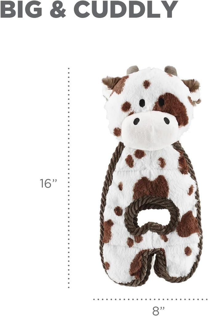 HM Charming Pet Cardo Cow Long Body Dog Toy 360-Cow : 31" - Dog.Dog.Cat.