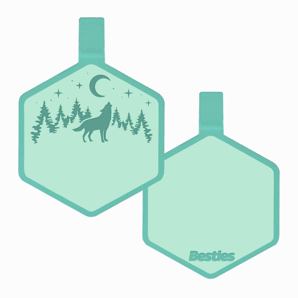 Besties Pets - Stay Wild Silicone ID Tag - Dog.Dog.Cat.