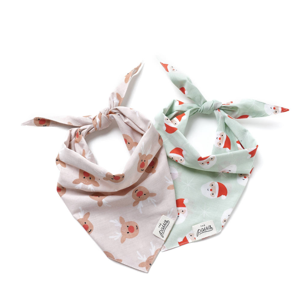 The Paws - Claus Christmas Dog Bandana - Dog.Dog.Cat.
