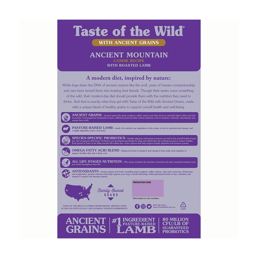 Taste of the Wild Ancient Grains Dry Dog Food - Dog.Dog.Cat.