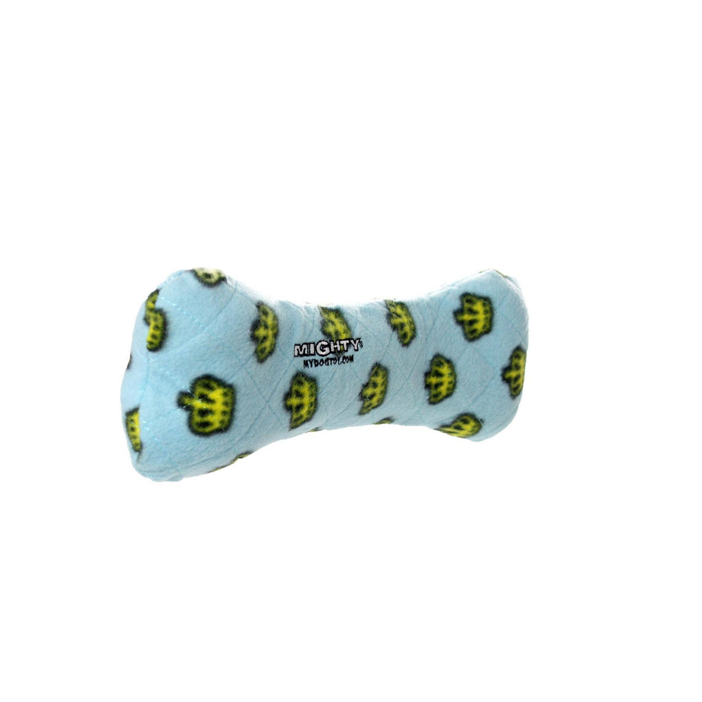 Tuffy Dog Toys - VIP Products - Mighty Bone - Blue, Durable, Squeaky Dog Toy, No Stuffing - Dog.Dog.Cat.
