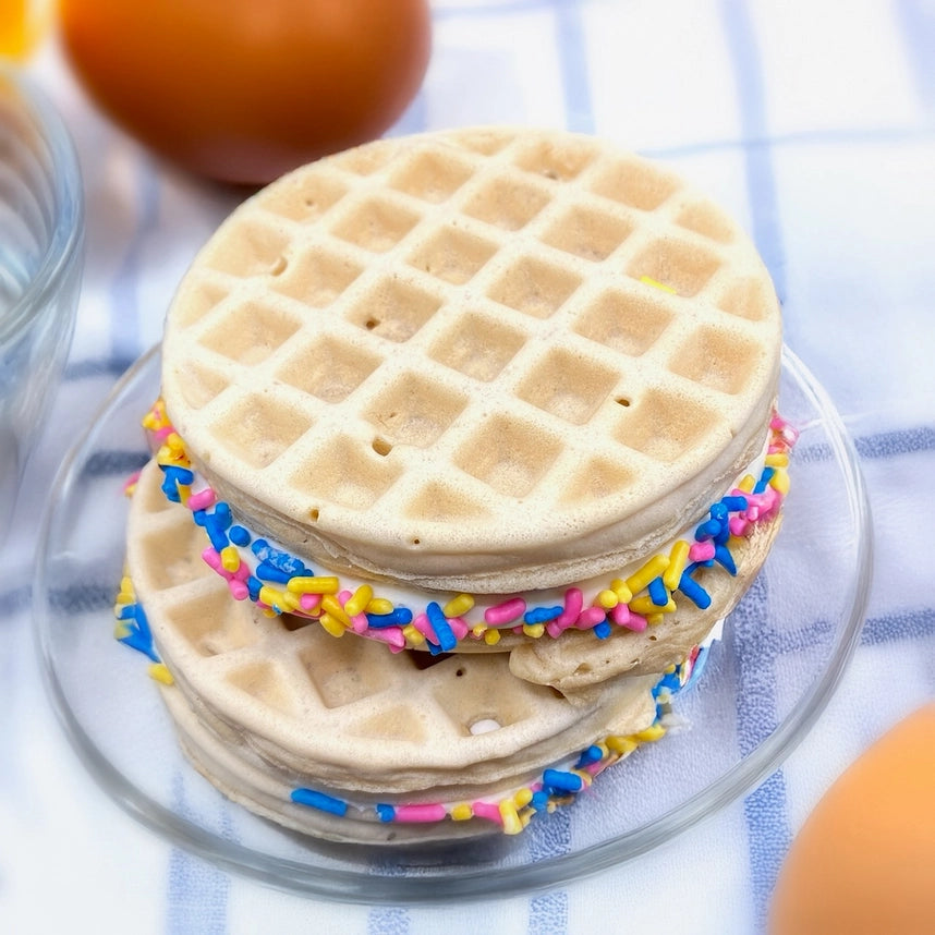 Woofle Sam'ich  ( Doggy Waffle Sandwich ) - Dog.Dog.Cat.