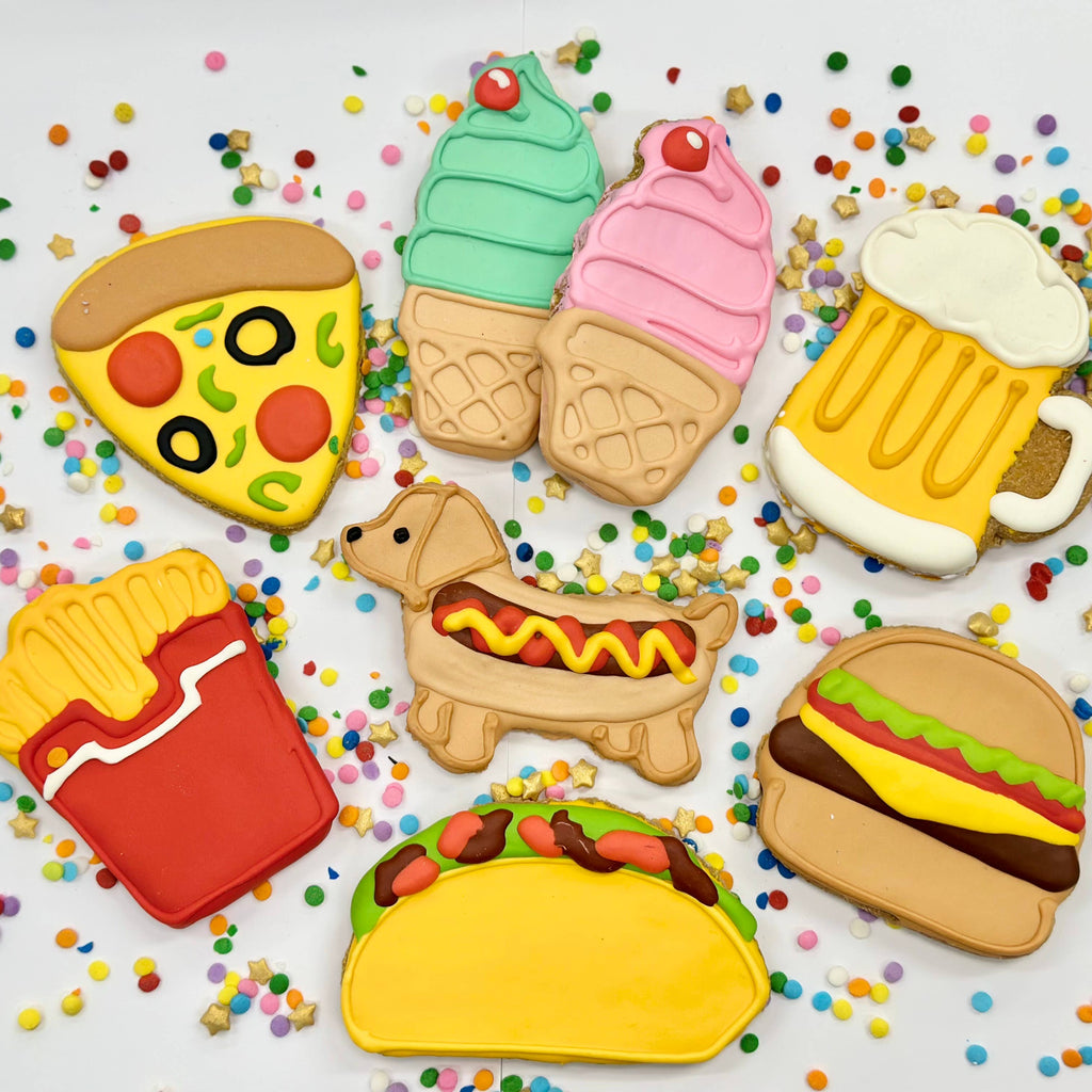 Lunch Menu - Hamburger and/or Fries - Dog.Dog.Cat.