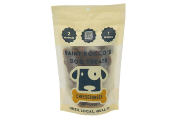 Saint Rocco's Dog Treats package on a white background