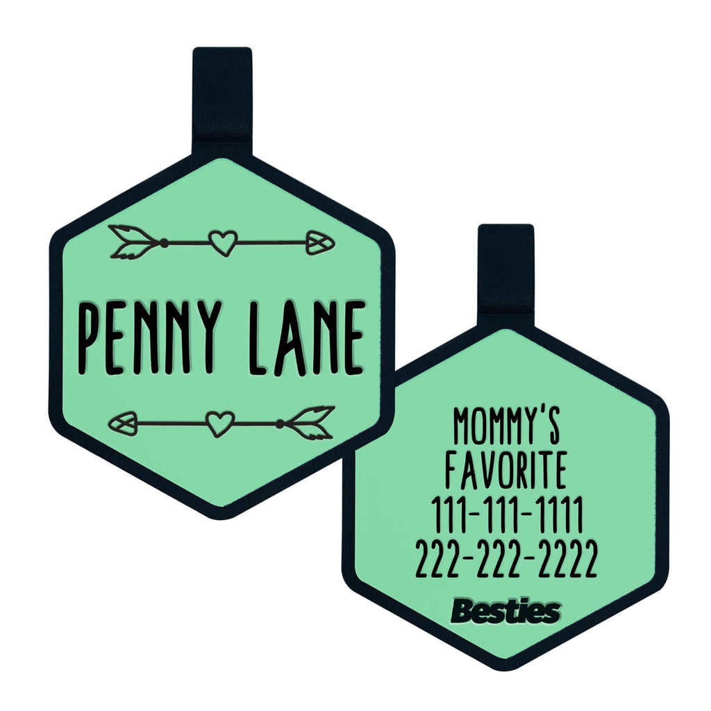 Besties Pets - Wild One Silicone Dog ID Tag - Dog.Dog.Cat.