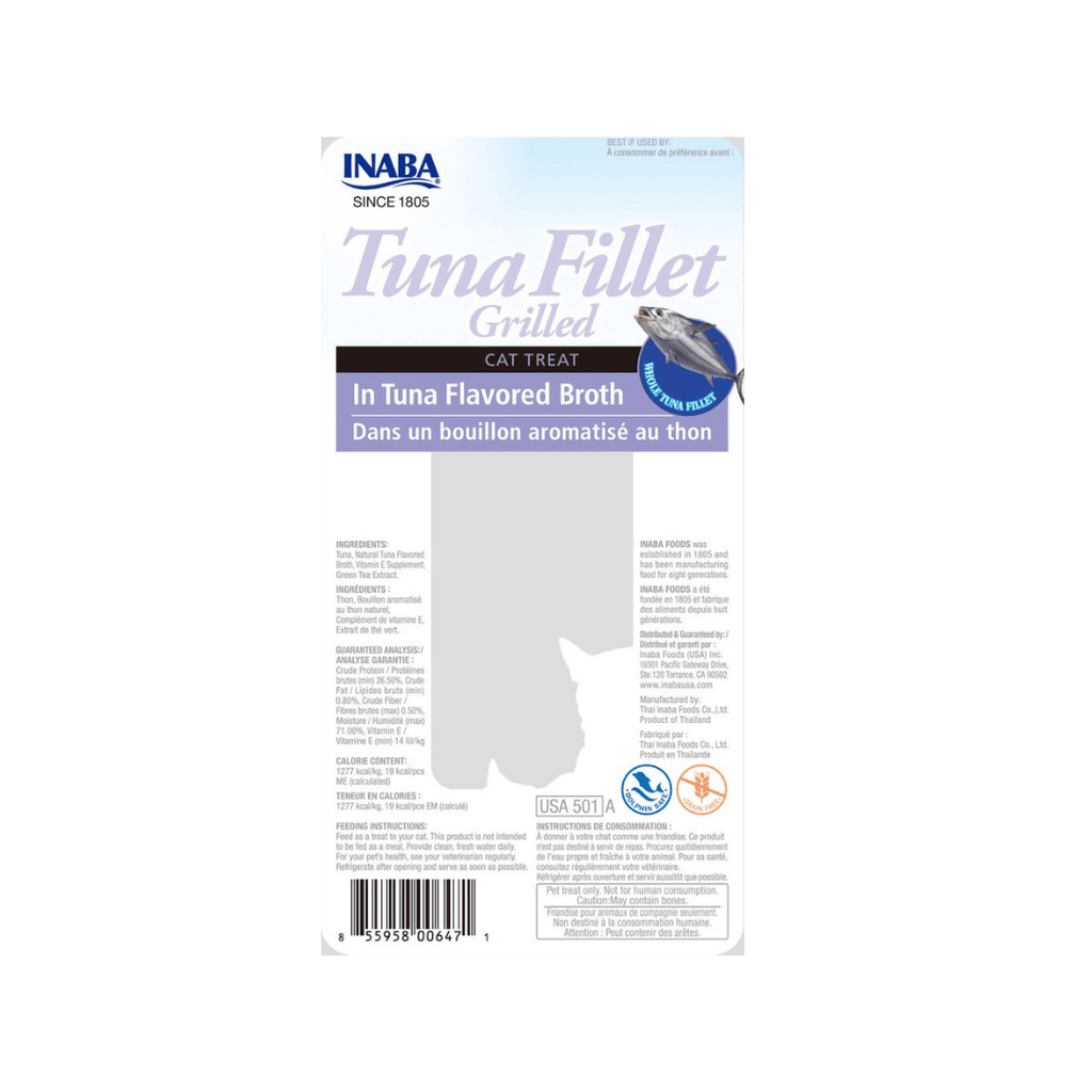 Inaba Ciao Cat Fillet Grilled Tuna in Tuna Broth - Dog.Dog.Cat.