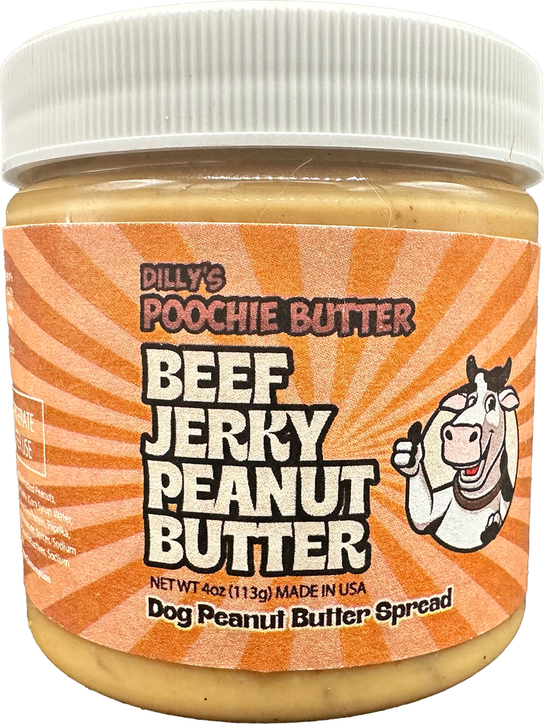 Poochie Butter - 4oz Dog Peanut Butter Flavored Jar Collection - Dog.Dog.Cat.
