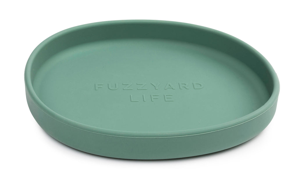 Pet Palette Distribution - FuzzYard Life Silicone Cat Dish - Myrtle Green - Dog.Dog.Cat.