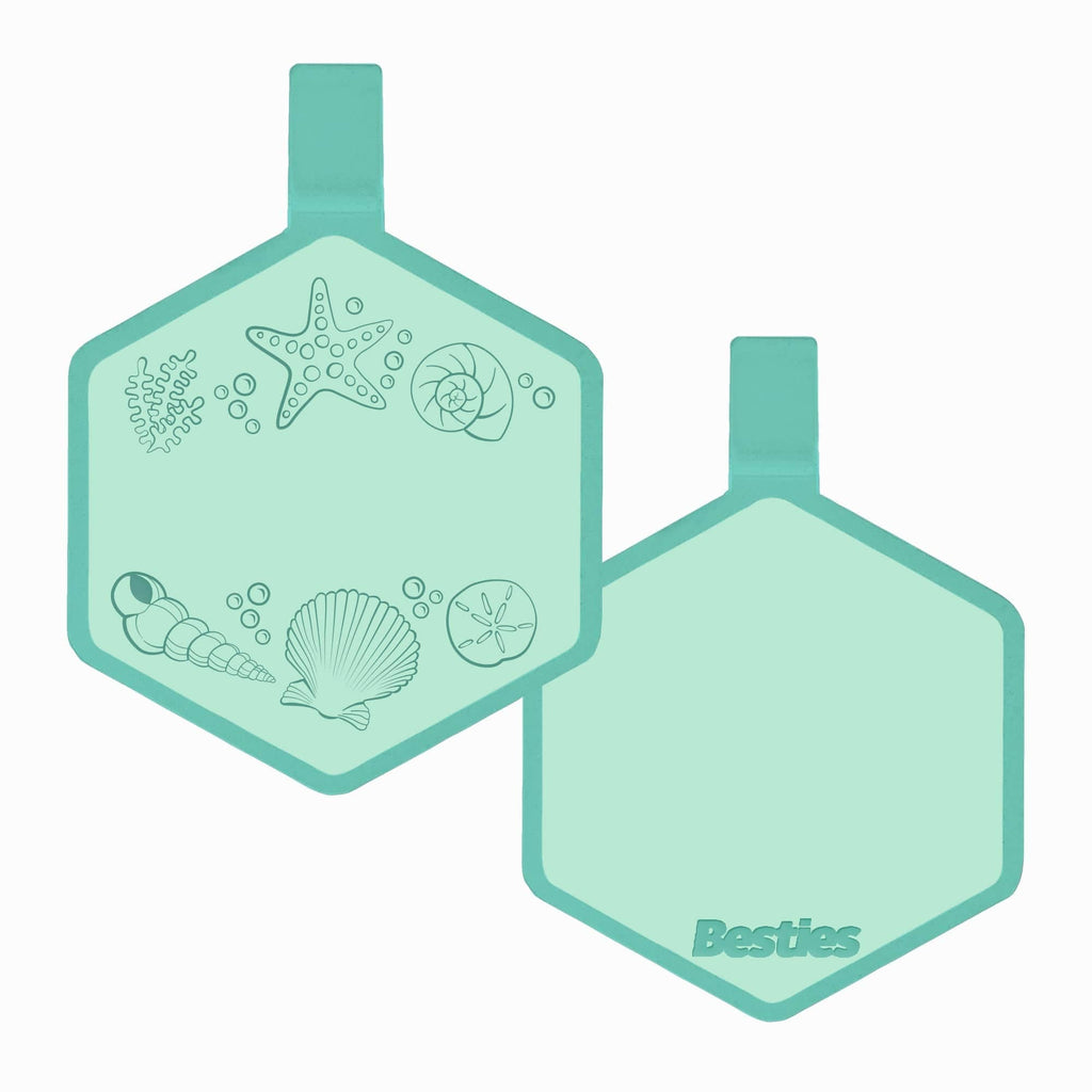 Besties Pets - Under The Sea Silicone ID Tag - Dog.Dog.Cat.