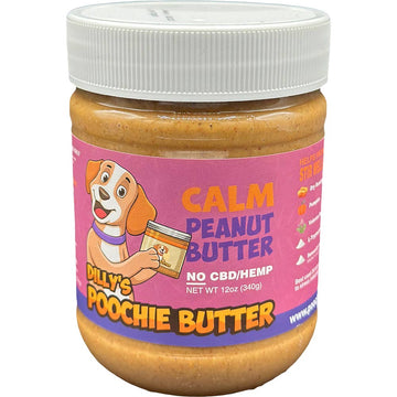 Poochie Butter - Calming Peanut Butter Jar (No CBD) - Dog.Dog.Cat.