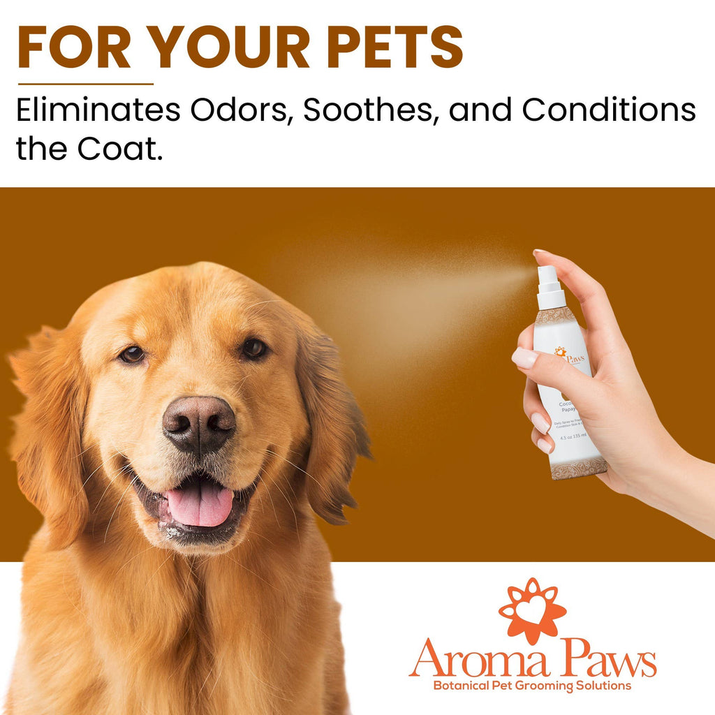 Aroma Paws - 4.5 Oz Repellent and Dog Coat Spray Collection - Dog.Dog.Cat.